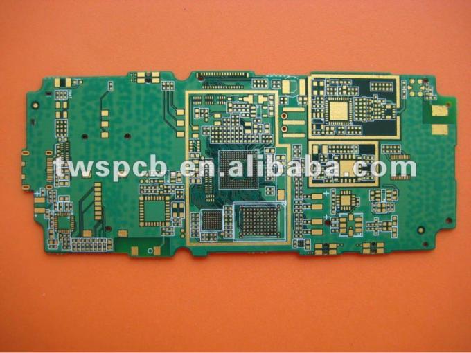 0.9mm ضخامت FR4 10 لایه نمونه اولیه PCB انجمن برای تلفن همراه