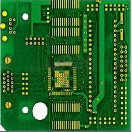 FR4 TG150 double Layer PCB gold plated and BGA , green solder mask