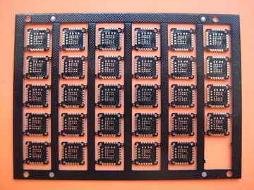 10 Layer Black Solder Mask FR4 Custom Printed Circuit Boards Semi Holes for Automobile