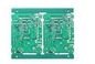 ROHS pcb, double-sided 2-Layer printed circuit board assemblies Green / yellow Solder mask